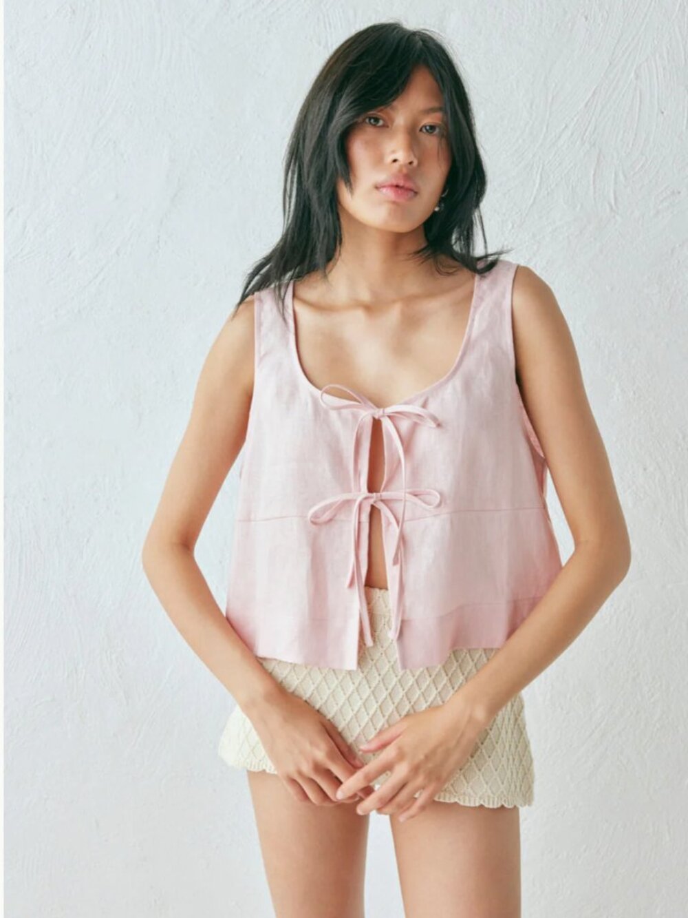 Linen Tie Top